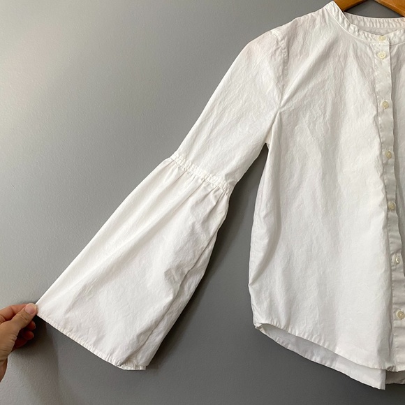 Final Price! Madewell Bell-Sleeve Button-Down Shirt - Picture 5 of 10